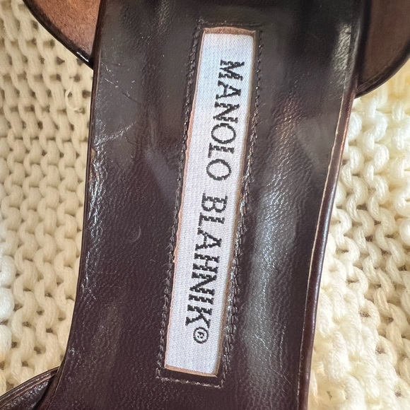 Manolo Blahnik Ankle Strap Pumps - Picture 6 of 9